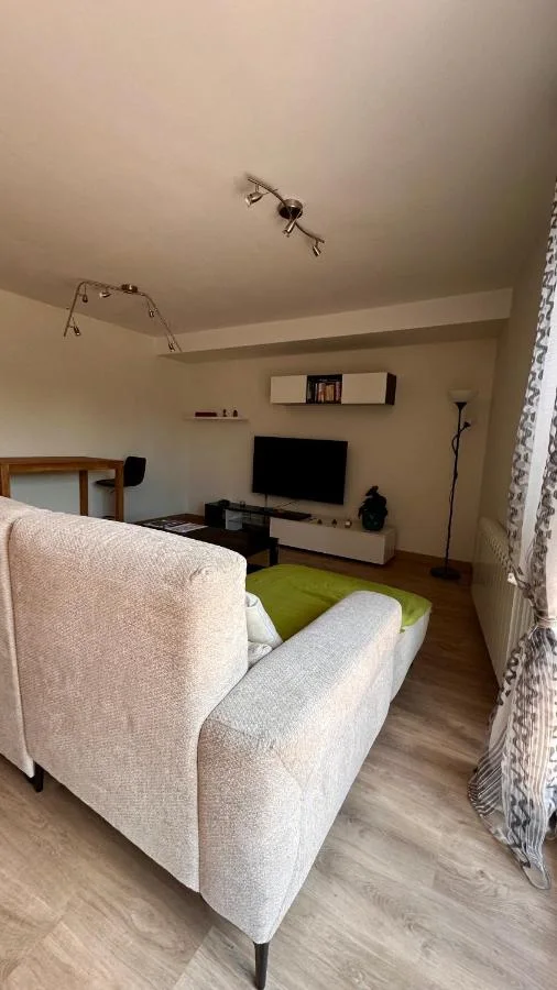 El sofá y la televisión